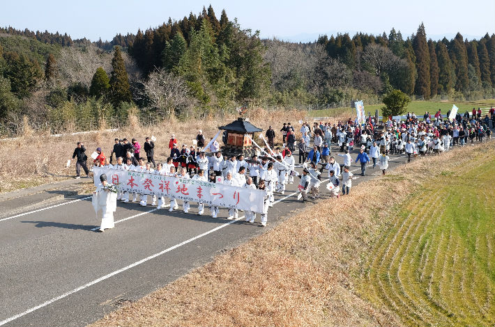 ご神幸行列の写真