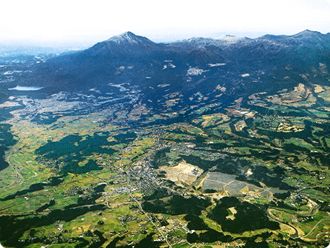高原の地形