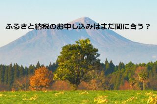 ふるさと納税のお申し込みはまだ間に合う？