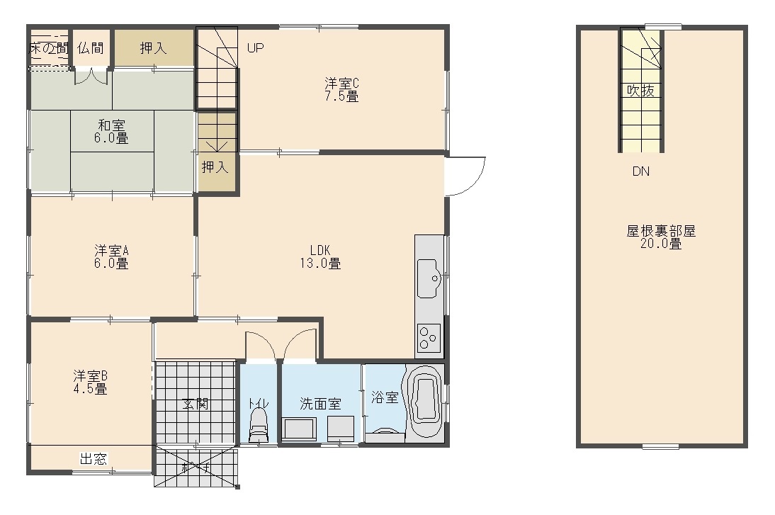 A07-06 間取り図